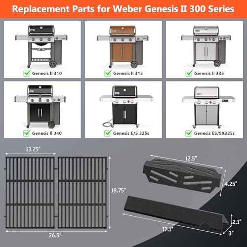 Grill Parts for Weber Genesis II 300