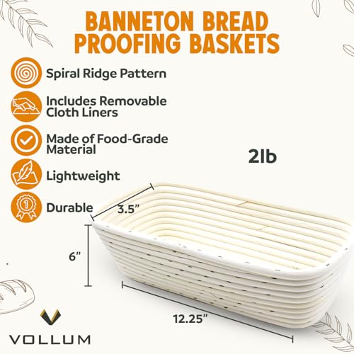 Banneton Bread Proofing Basket with Liner