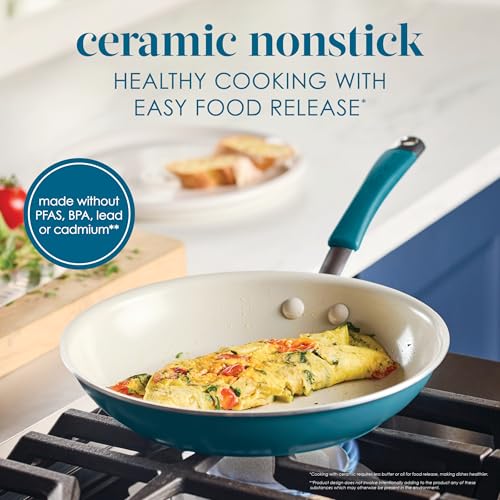 Cucina Ceramic Nonstick Cookware Pots and Pans Set
