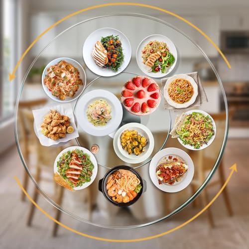 31" Glass Lazy Susan for Dining Table