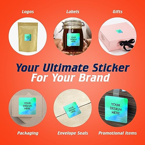 100 Custom Vinyl Stickers (100 Count)