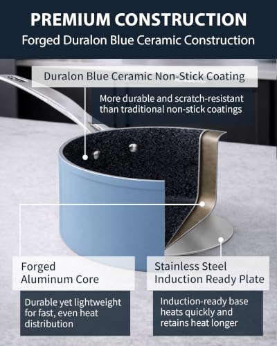 12pc Forged Lightweight Cookware Set (12 Count)