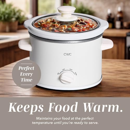 2QT Mini Electric Round Slow Cooker