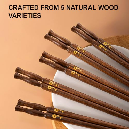 5 Pairs Chopsticks Set (5 Count)