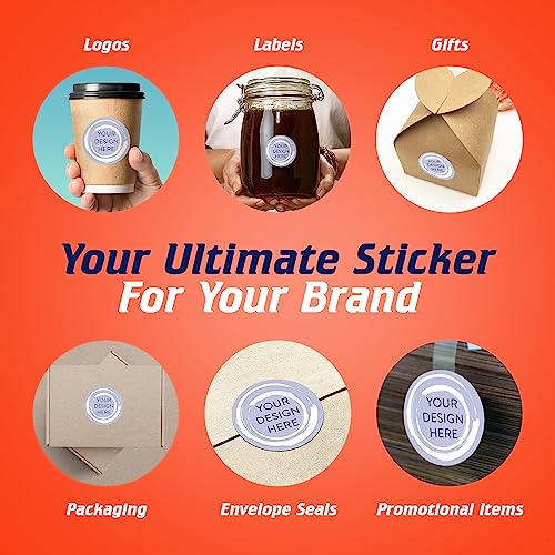 100 Custom Vinyl Stickers (100 Count)