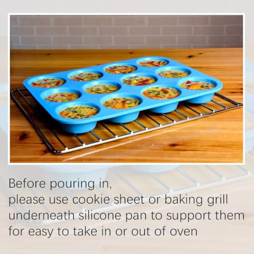 Silicone Muffin Pan (3 Count)