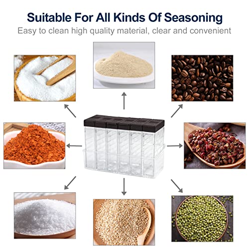 6Pcs Spice Shaker Jars (6 Count)