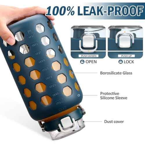 84 oz Glass Water Bottle