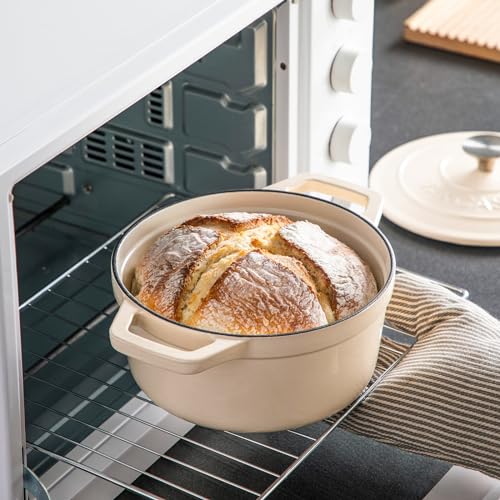 2.5 Qt Enameled Cast Iron Dutch Oven with Lid