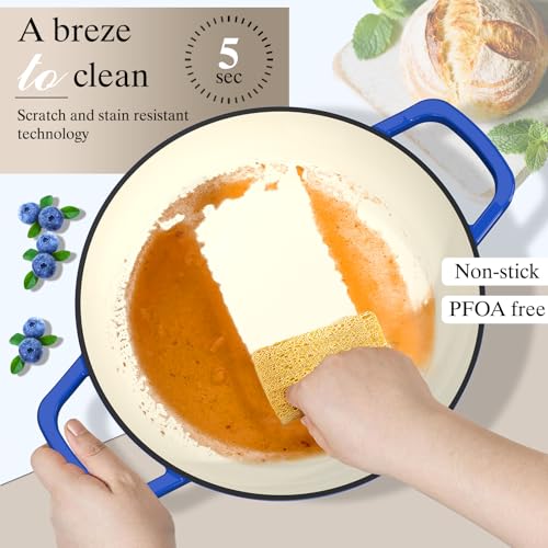 Enamelled Cast Iron Dutch Oven Pot