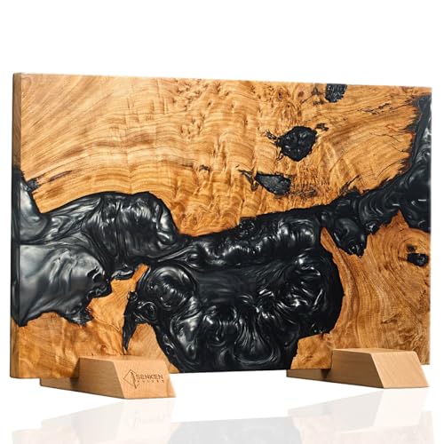SENKEN "Black Tsunami" Extra Large Magnetic Knife Block