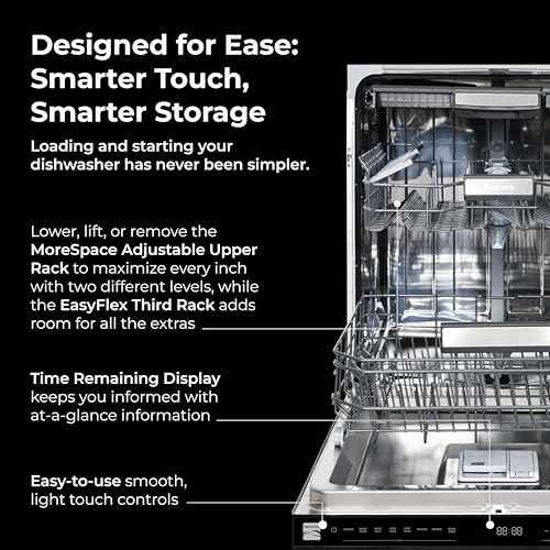 24" Built In Stainless Steel Tub Dishwasher with EasyFlex 3rd Rack (2 Count)