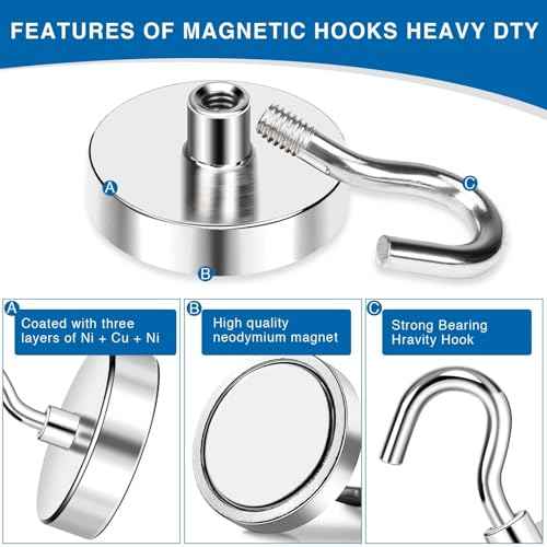 Magnetic Hooks for Cruise Essentials 2026 Cabins Door 25 P (25 Count)