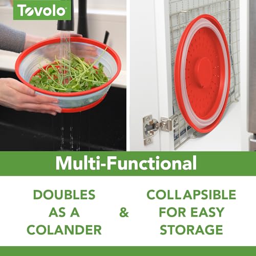 Collapsible Microwave Splatter Cover 10.5 in Medium