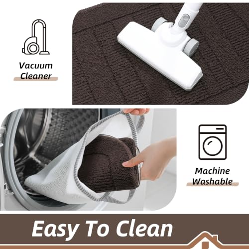 24x36 Inch Kitchen Rugs Non Slip Washable Kitchen Sink Rug (6 Sq Ft)