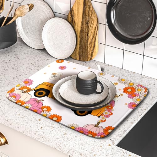 Lovely Ghost Dish Drying Mat