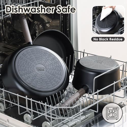 13Pcs Pots and Pans Set Nonstick Cookware Set Kitchen Cooking Frying Pans with Stay