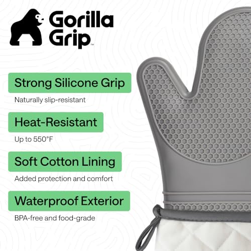 Silicone Oven Mitts (2 Count)