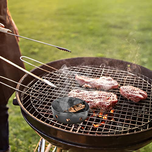 Onlyfire BBQ Wood Chip Smoker Box with Lid for Grills (2 Count)