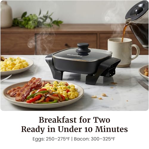 2.5Qt PFAS Free Ceramic Electric Skillet