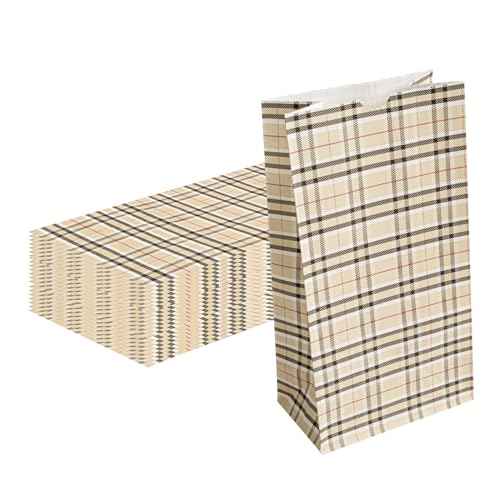 Paper Plaid Bag (100 Count)