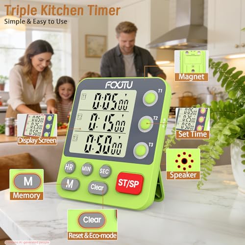 Digital Dual Kitchen Timer