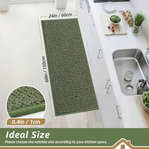 Kitchen Runner Rugs 24"x60"
