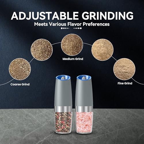 Battery Operated Salt And Pepper Grinder Set (2 Count)
