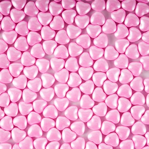 Pink Heart Shapes Sprinkles (4.58 Ounce)