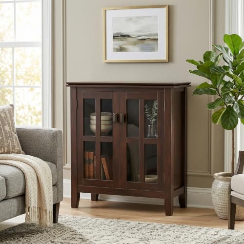 Artisan 30" Wide Solid Wood Cabinet in Russet Brown
