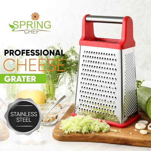Stainless Steel XL Cheese Grater for Kitchen