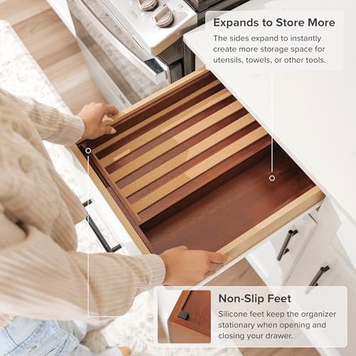 Expandable Spice Drawer Organizer