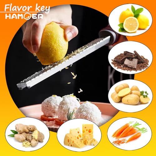 Micro Plane Cheese Grater & Lemon Zester Tool Set non