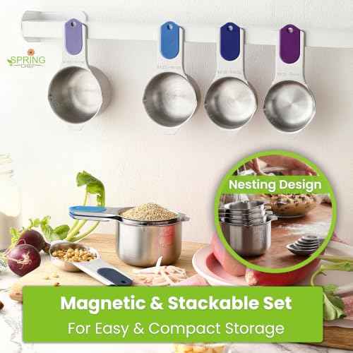 Magnetic Measuring Cups & Spoons Set of 15