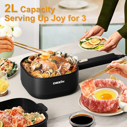 2L Electric Hot Pot with Steamer