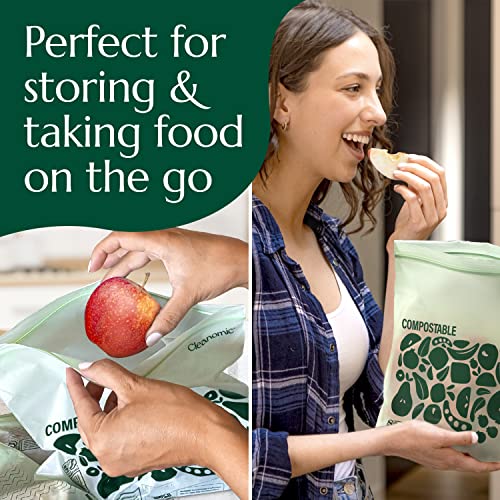 Compostable* Gallon Size Food Storage Bags (25 Count)