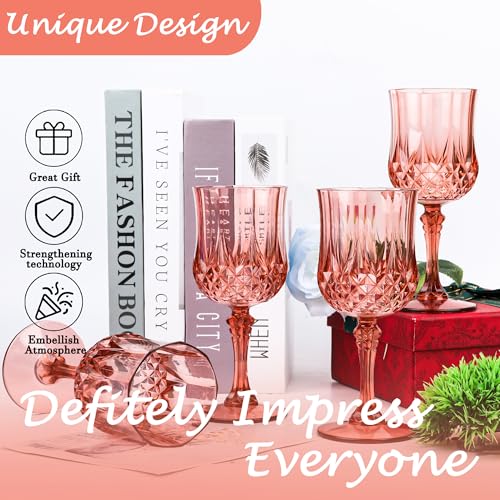 24Pack Plastic Wine Glasses (24 Count)