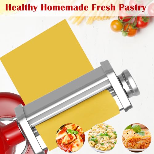Pasta Roller Attachment for KitchenAid Stand Mixer