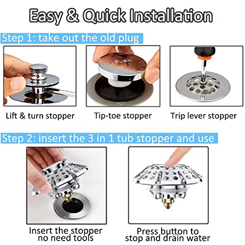Tub Stopper Bathtub Drain Stopper Plug
