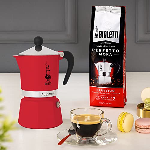 Rainbow Moka Pot in Red (3 Count)