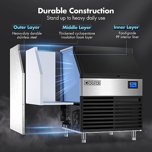 Commercial Ice Maker Machine 200LBS