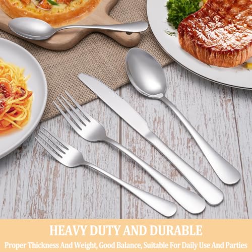 50 Piece Silverware Set Service for 10 (10 Count)
