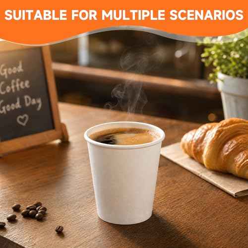 600 Pack 3 oz Bathroom Paper Cups for Mouthwash (600 Count)