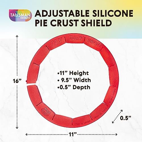 Baking Pie Crust Shield Protector Cover for Edges of Pie
