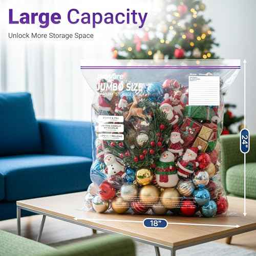 5 Gallon Extra Large Storage Bags (30 Count)