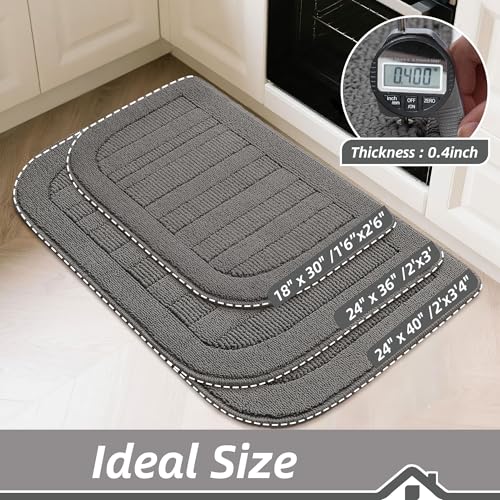 24x36 Inch Kitchen Rugs Non Slip Washable Kitchen Sink Rug (72 Sq Ft)