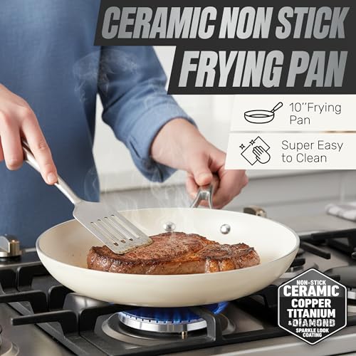 20 Pc Ceramic Cookware Set (20 Count)