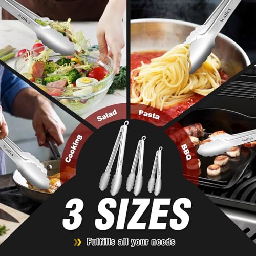 Kitchen Tongs for Cooking (3 Count)