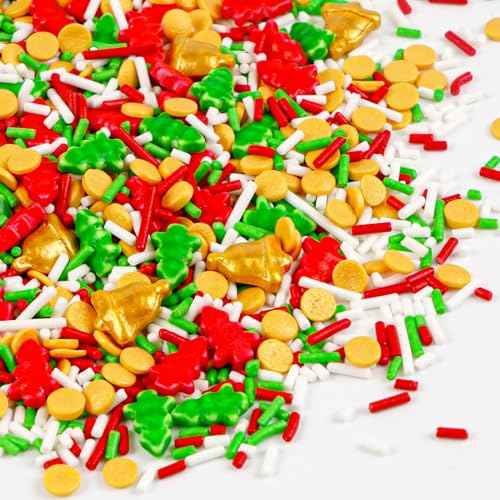 Edible Jimmies Sprinkles for Cake Decorating (5.29 Ounce)
