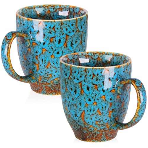 Set of 2 Durable 16 oz Coffee Mugs (2 Count)